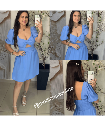 Macaquinho Soraya Azul